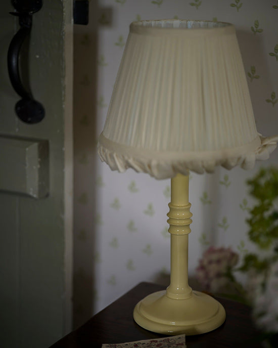 The Small Lacquered Lampstand in Buttercup
