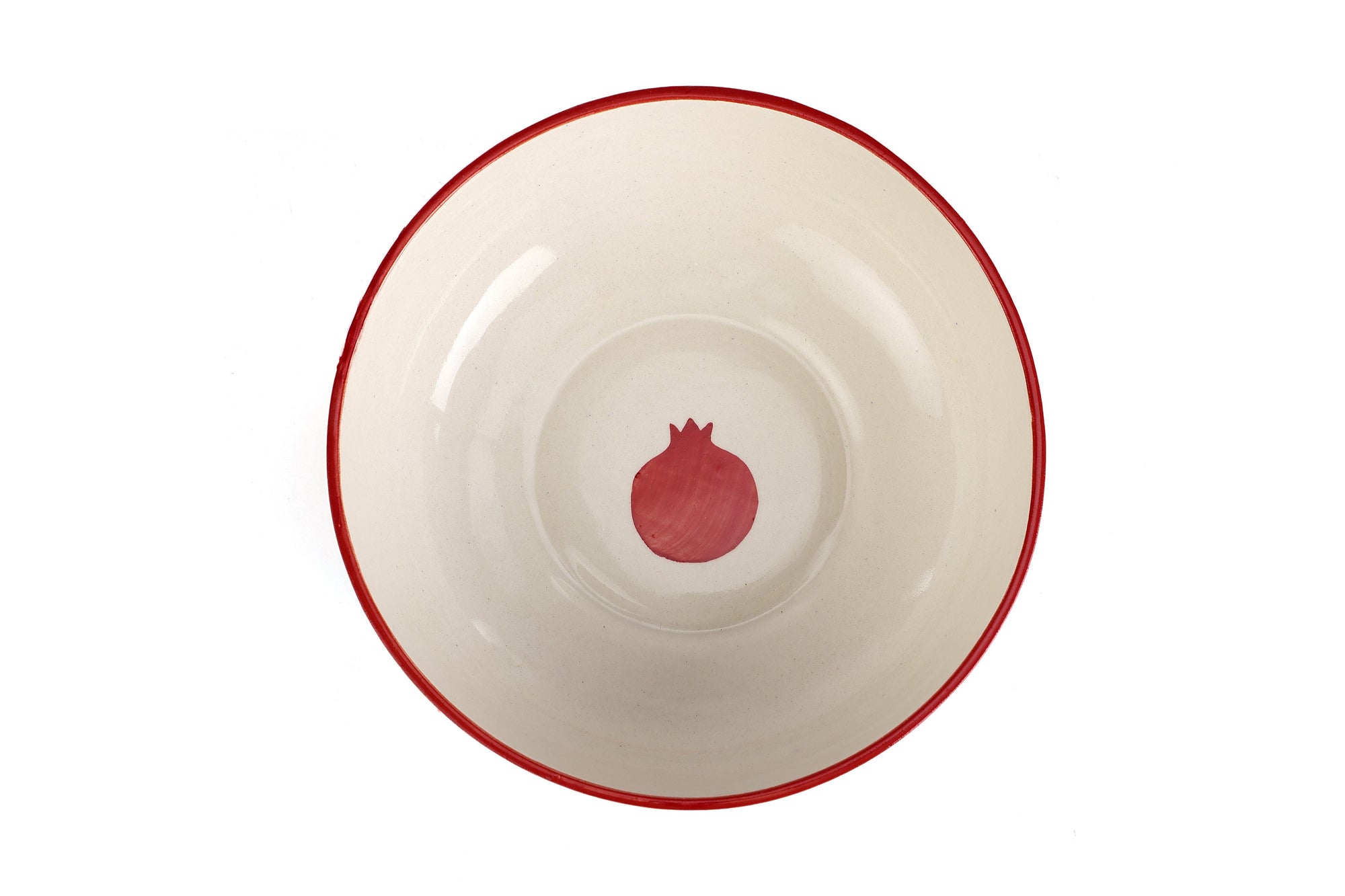 Indian Anaar Bowl, Red - 2.5x7 Inches  (Set of 4)