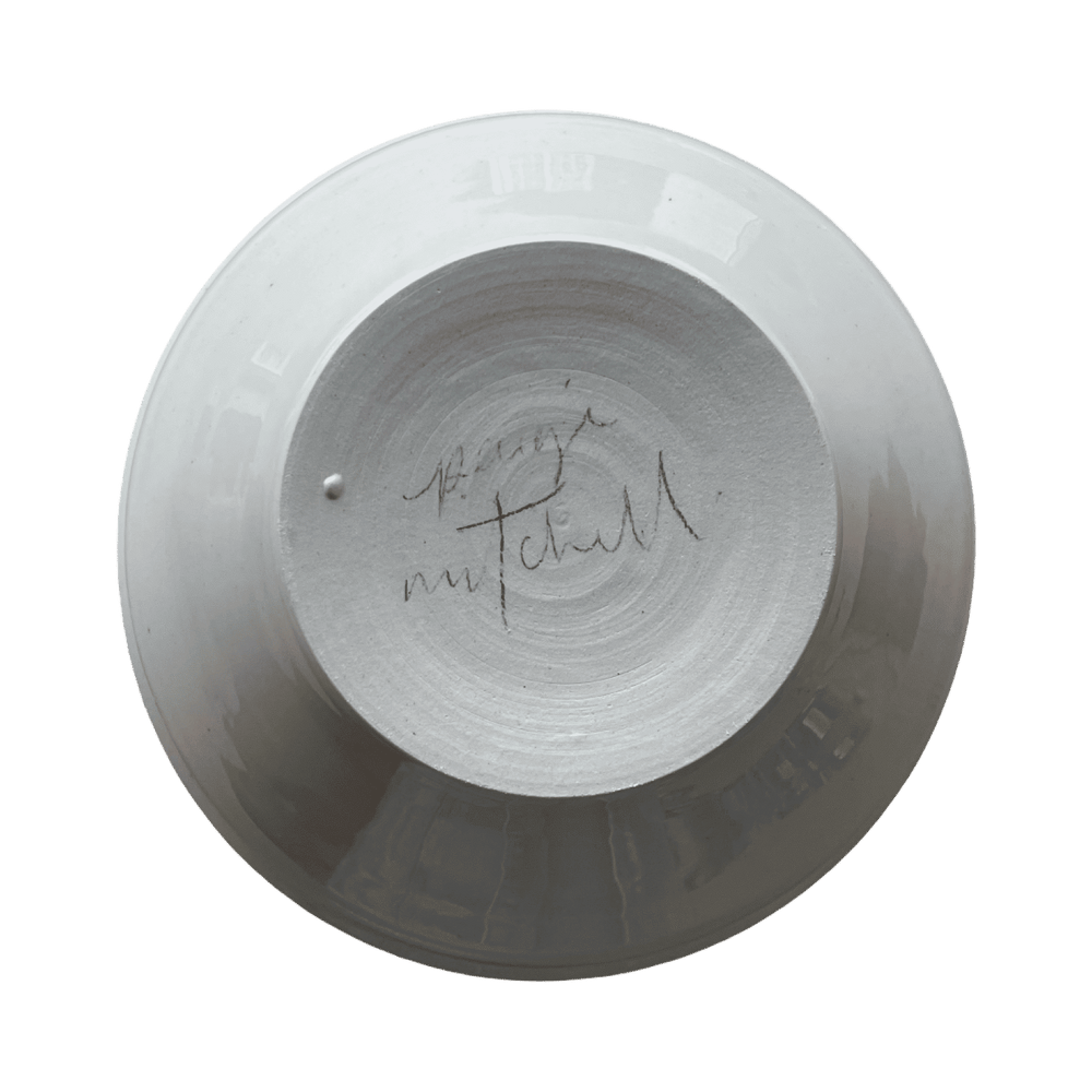 White Stoneware Bowl #3