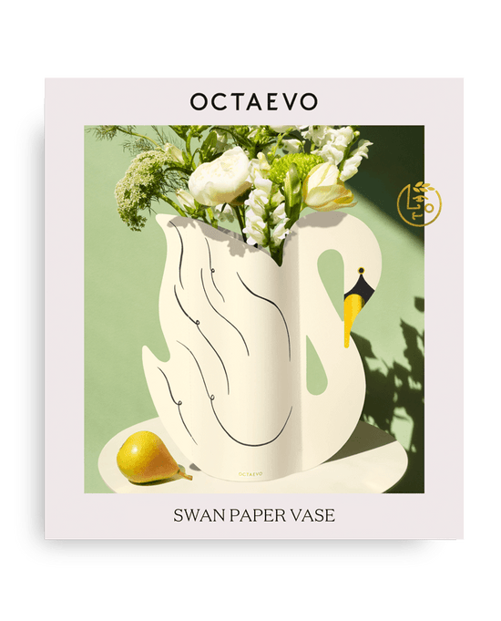 Swan Paper Vase