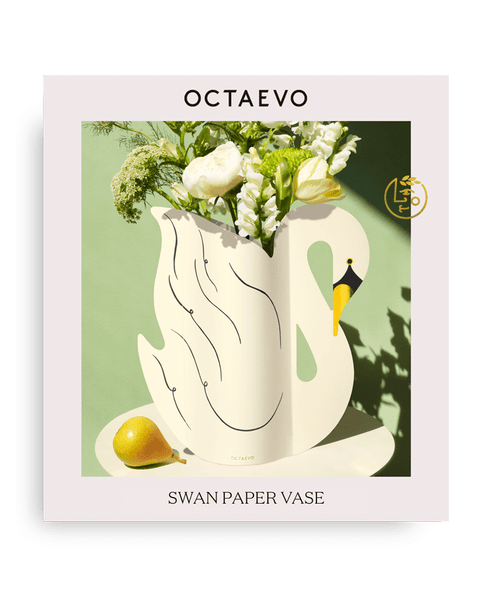 Swan Paper Vase
