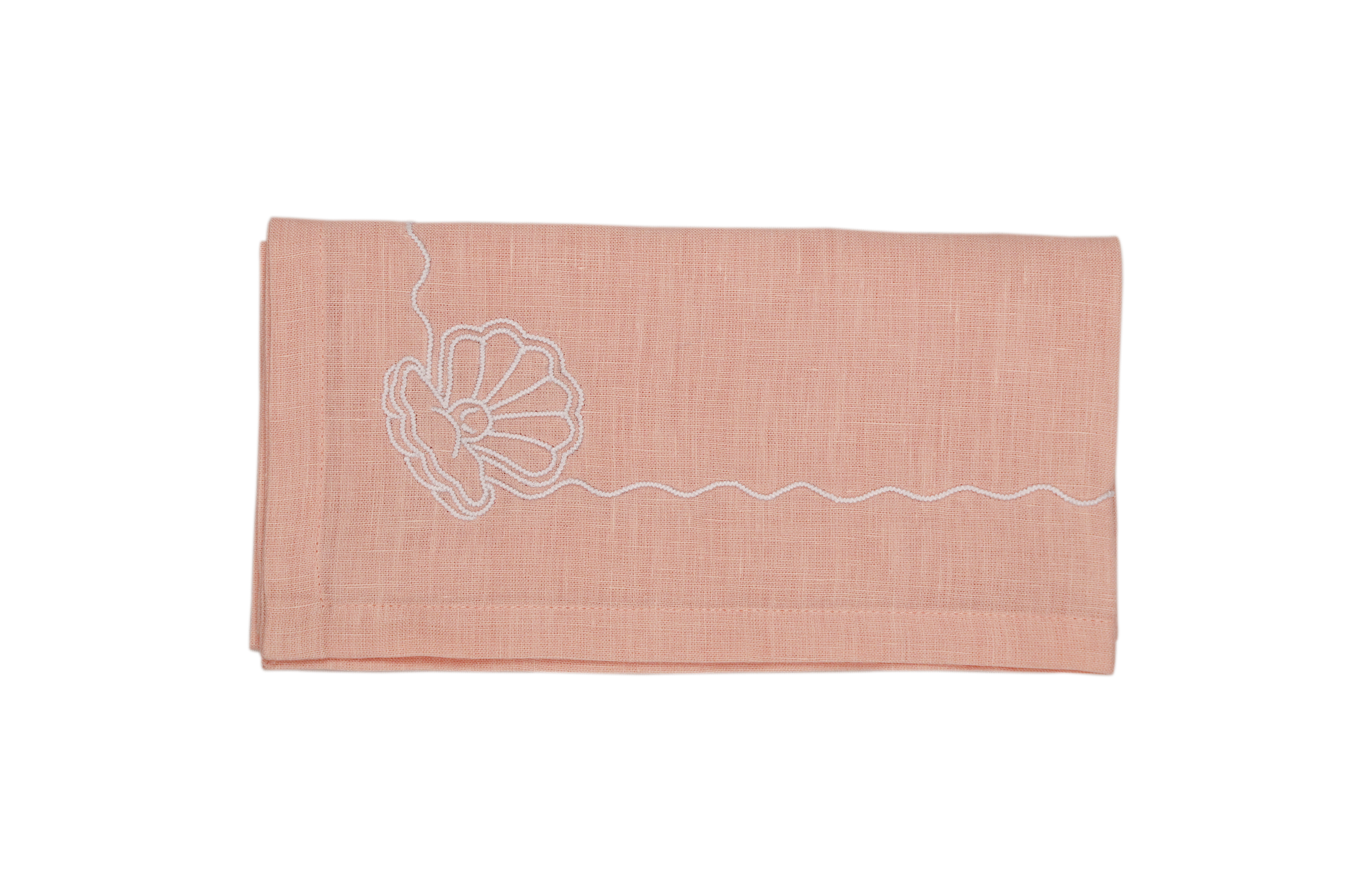 Embroidered Linen Napkins (Set of 4) 18×18 in