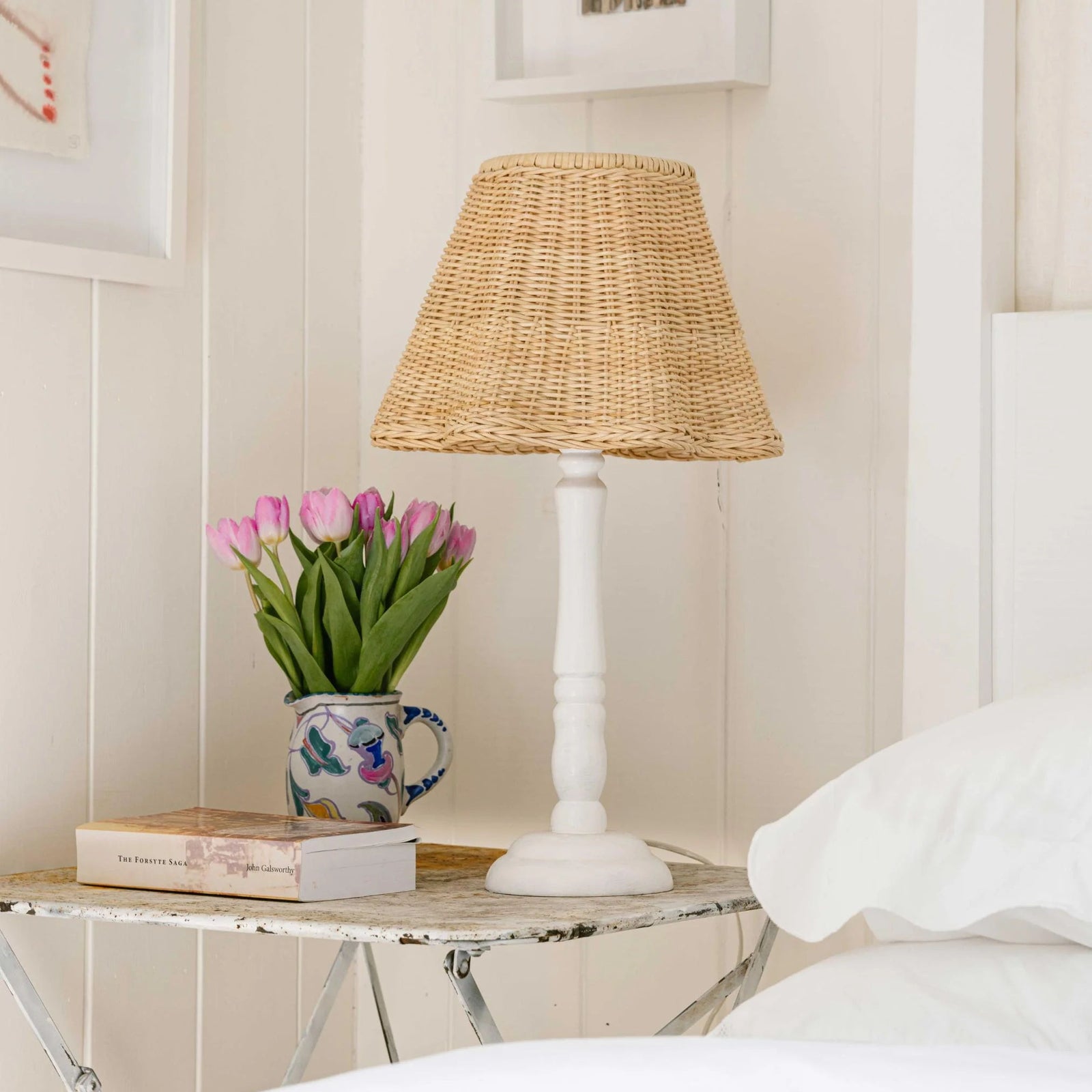 Wave Rattan Lampshade (Medium)