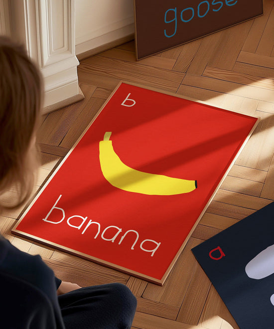 B for Banana Print