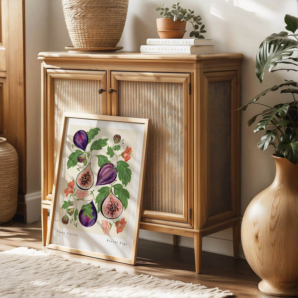 Floral Figs Art Print-