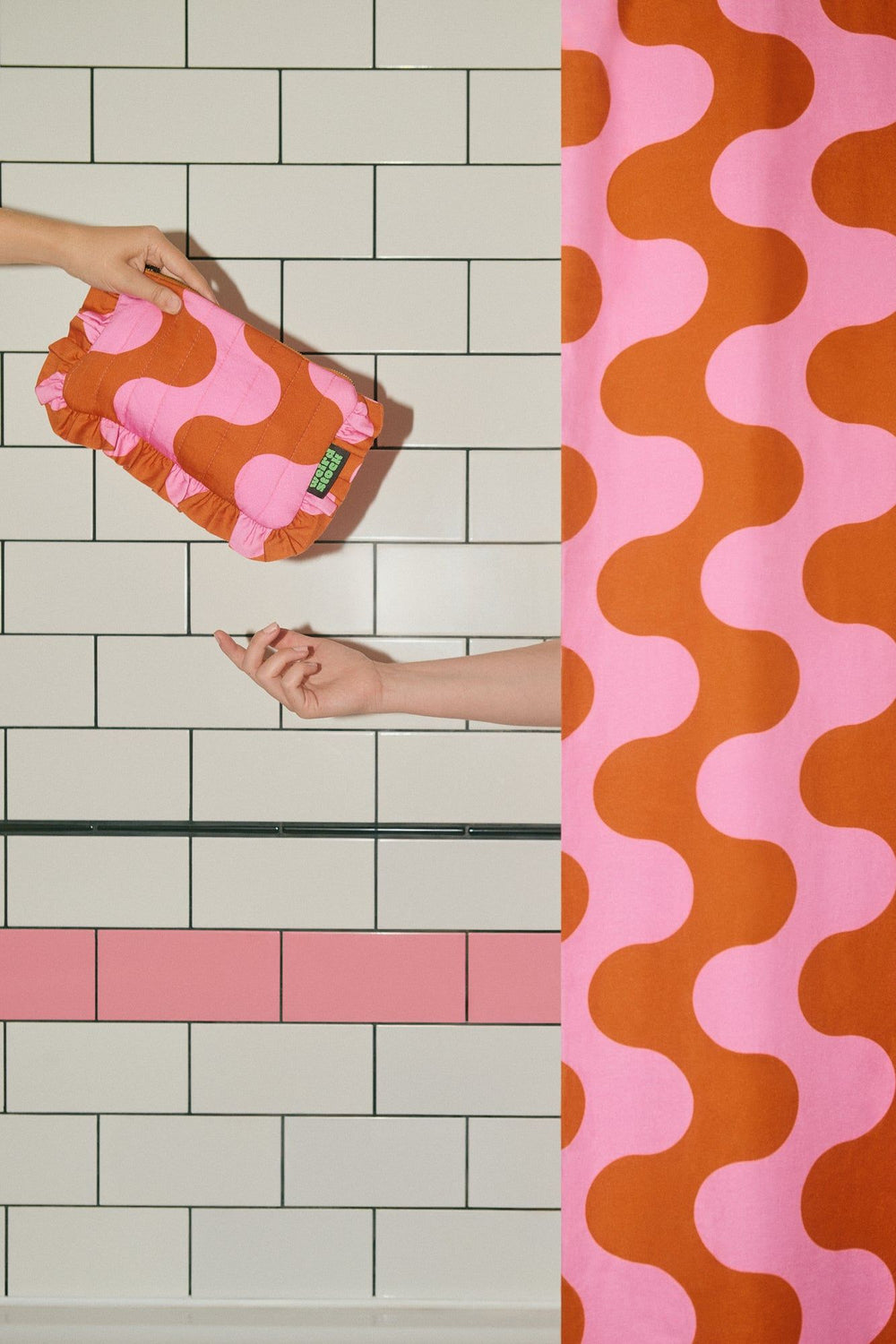 Dragstrip Disco Ruffle Pouch