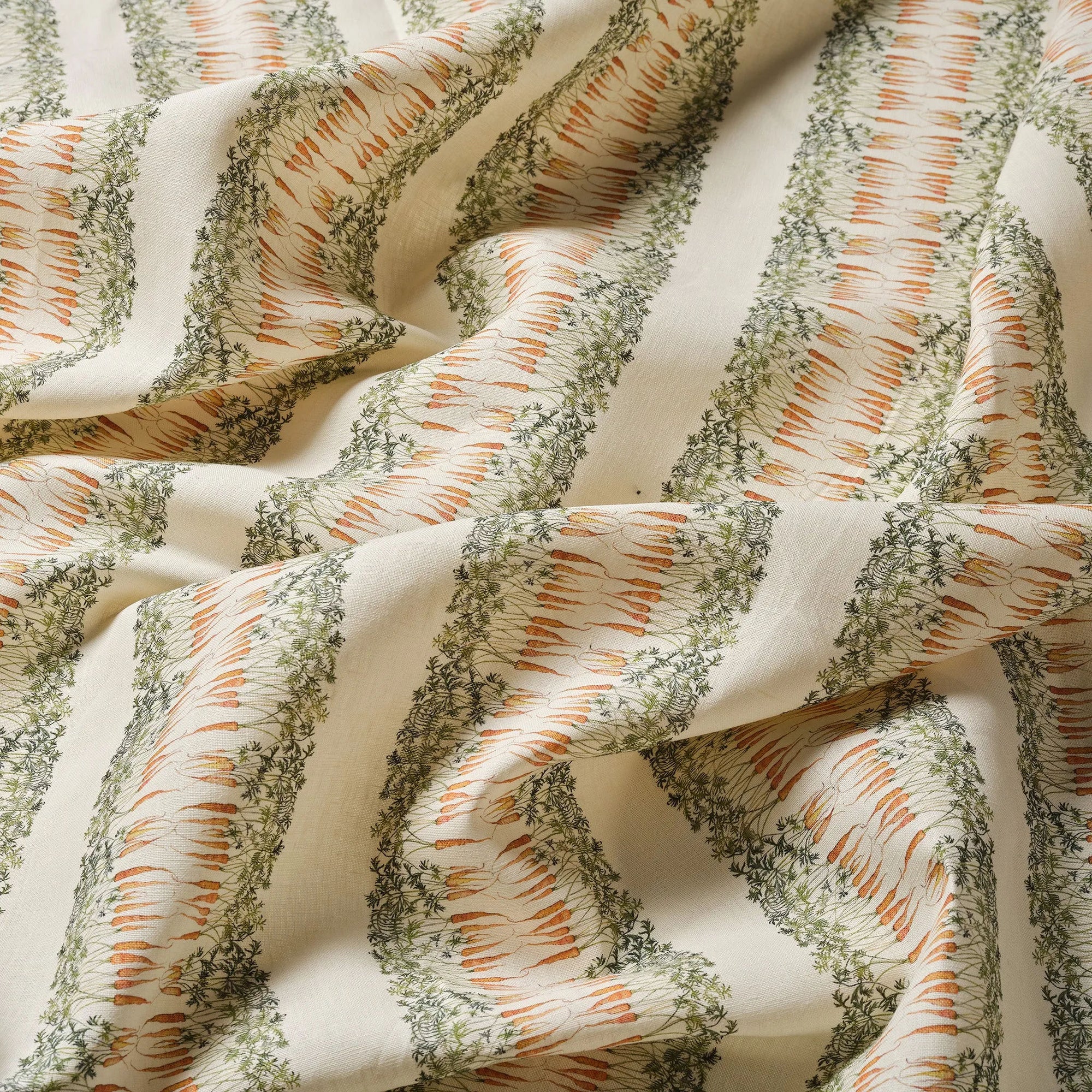 Carrot Stripe Fabric