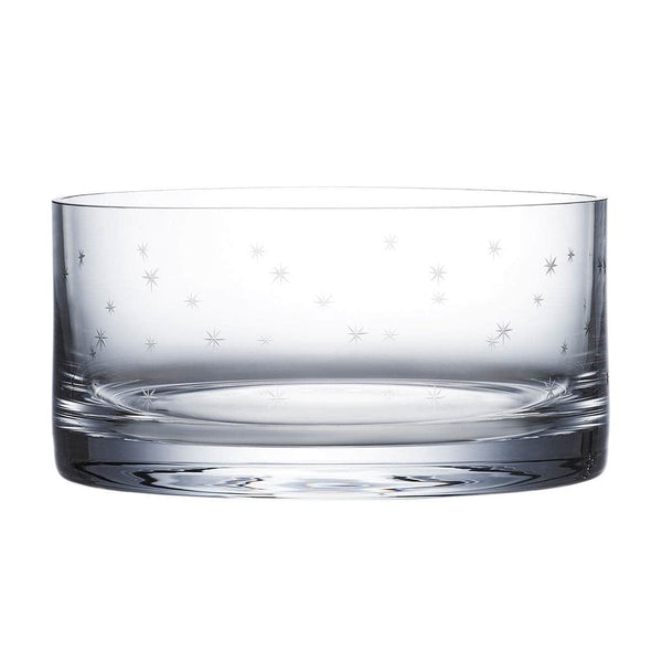 A Crystal Ice Dish with Stars Design