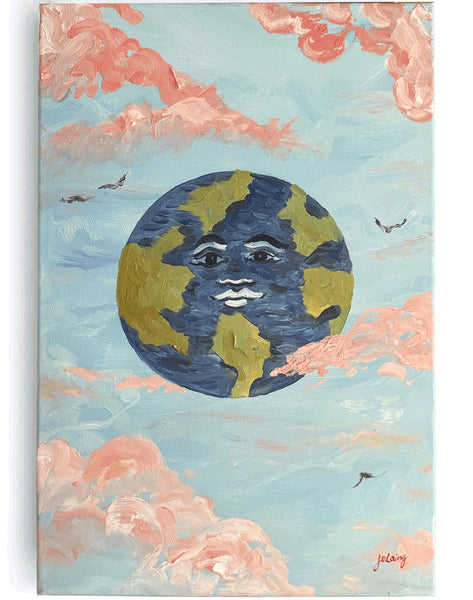 The World - Original Oil On Canvas