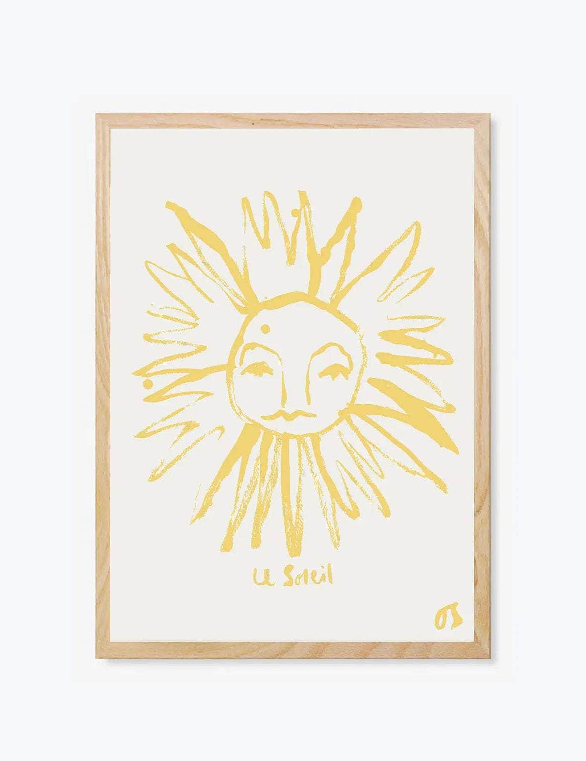 Yellow Sun Print