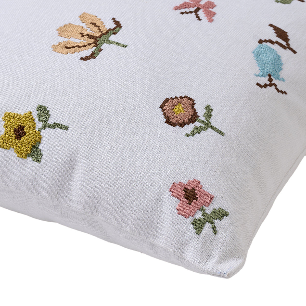 Pixel Florals Cushion Cover