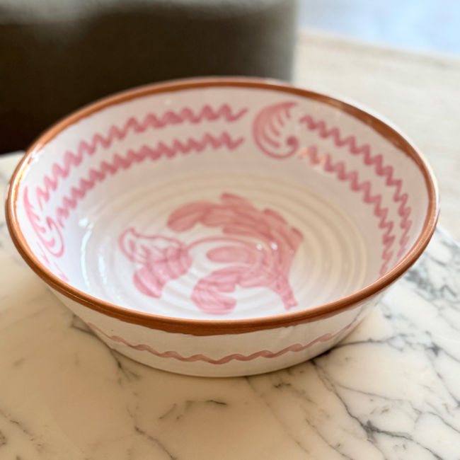 Pink Antica Serving Bowl - 30 cm