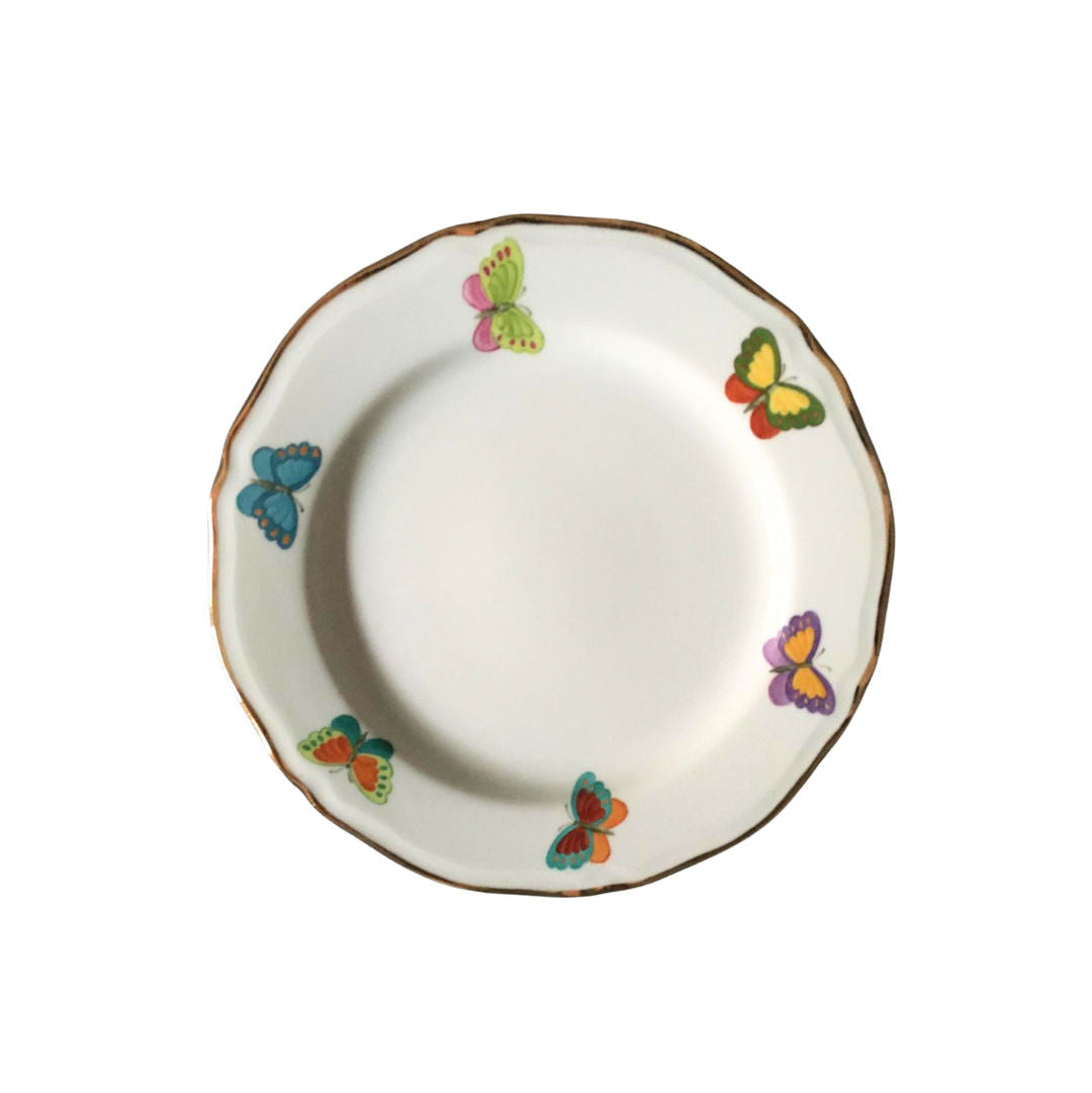 Sveva's Home Porcelain Buttefly Plate Set of 4