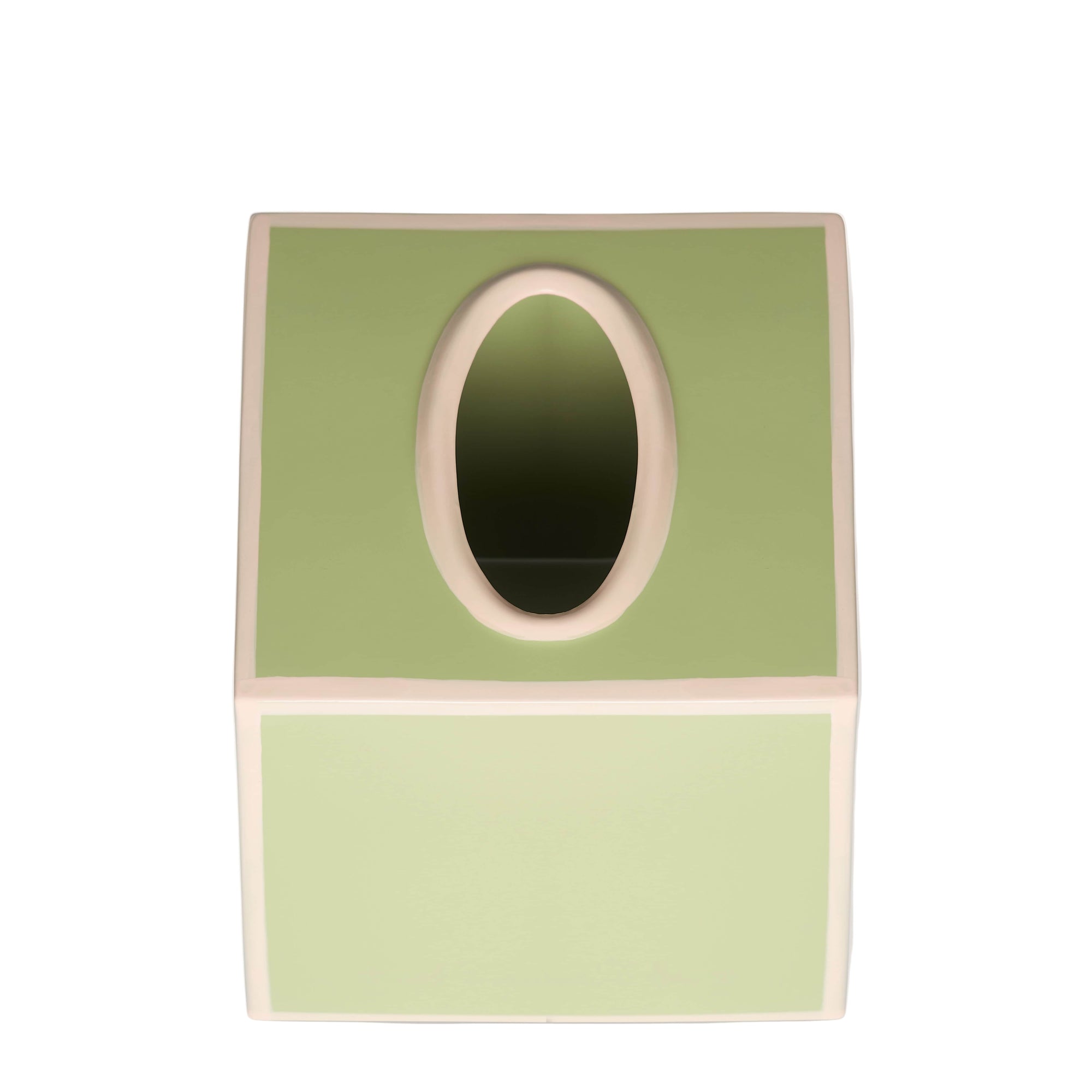 Tissue Box Cover | Sage Green and Blush