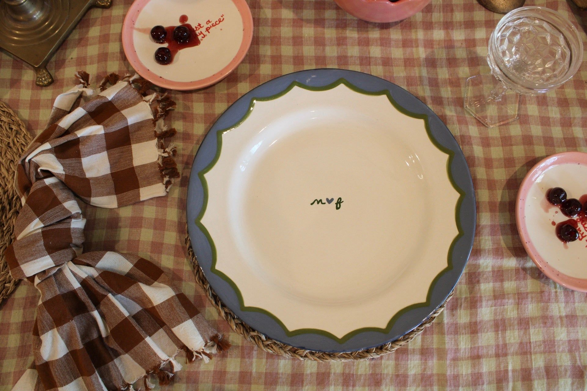Hand-painted Custom Dinner Plates