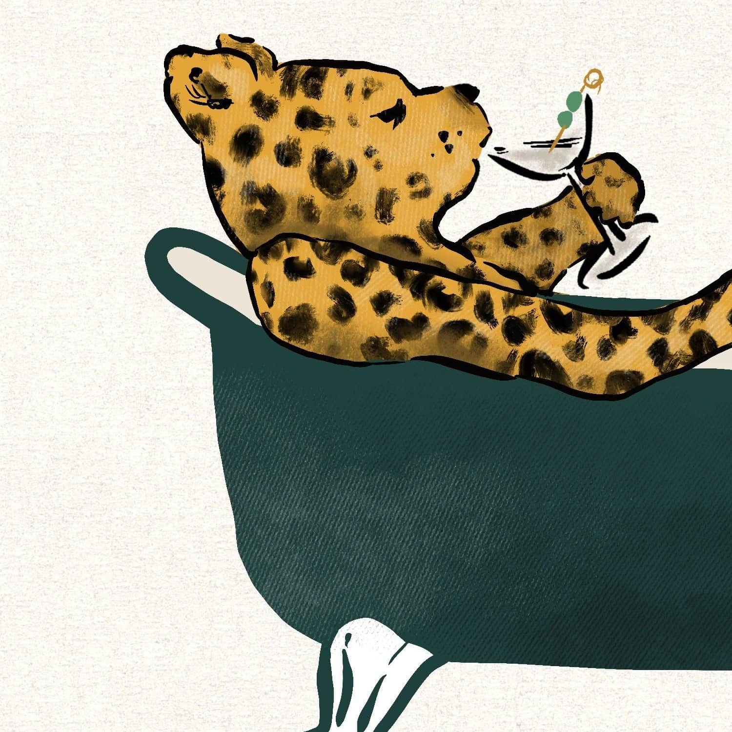 Bath Time Art Print