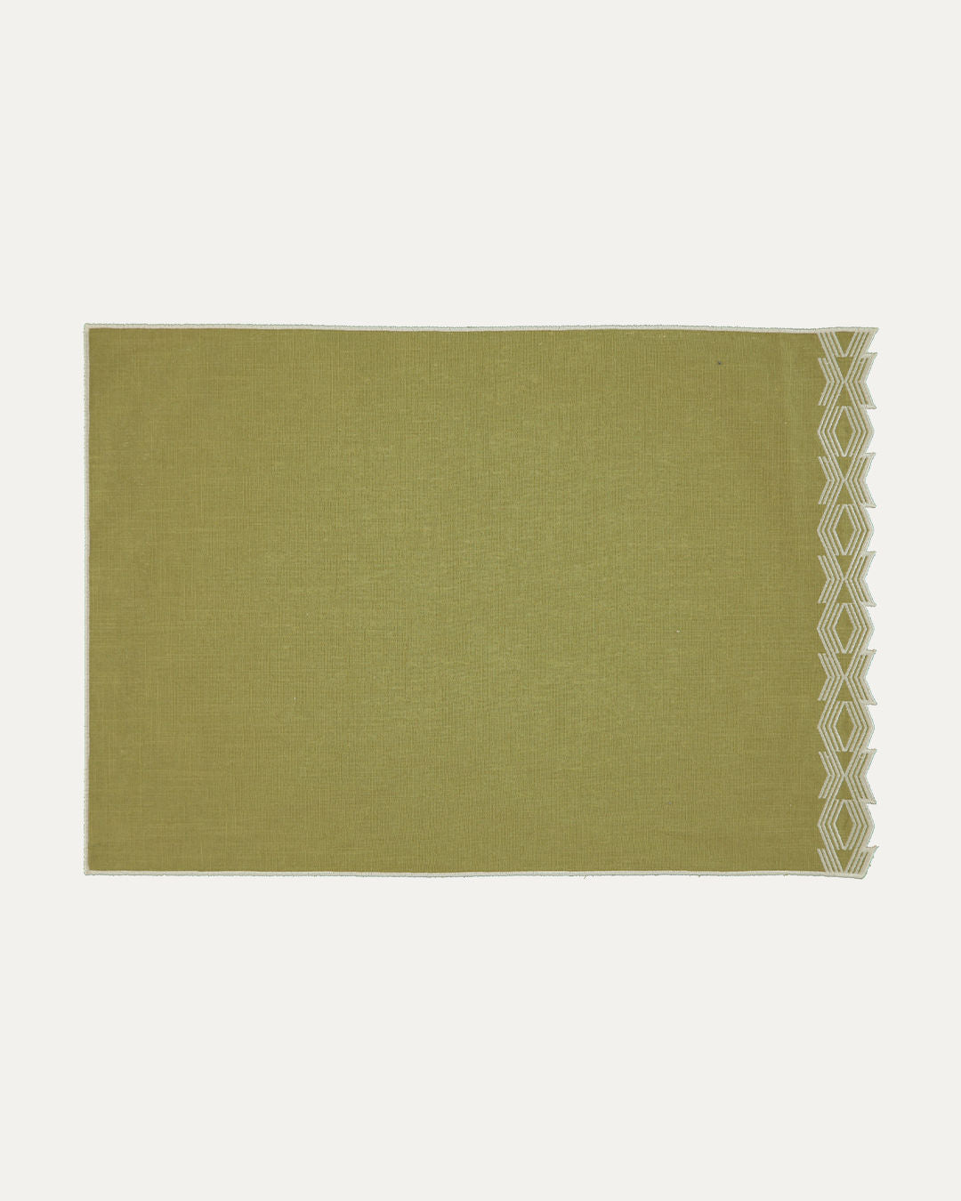 Prisma Placemat, Green with White
