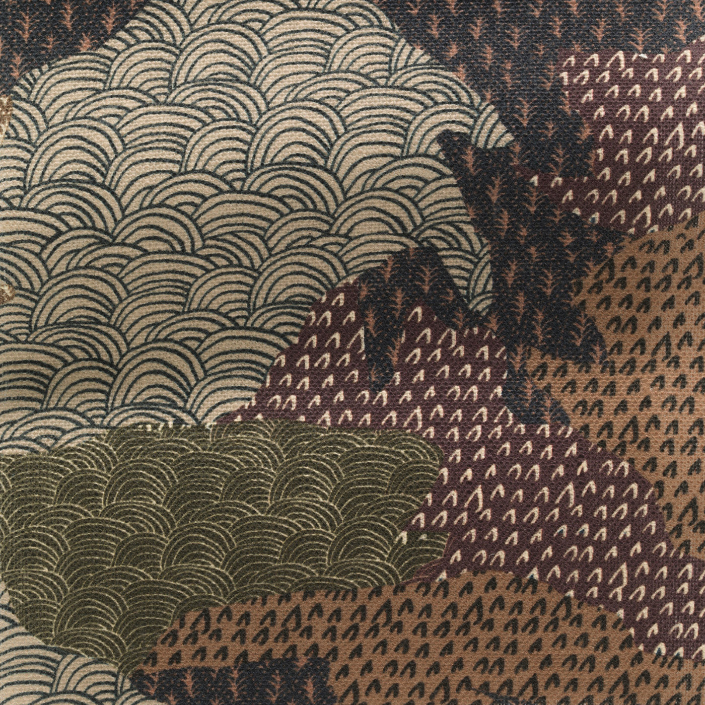 Ordnance survey - Autumn Berry (Fabric)