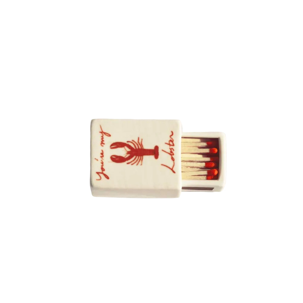 'Mini You're My Lobster’ Ceramic Matchbox