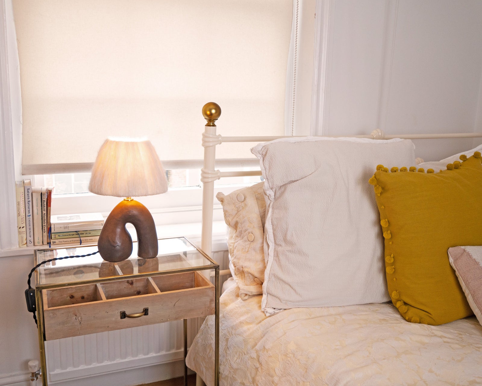 'Opposée' Table Lamp - Satin Brown