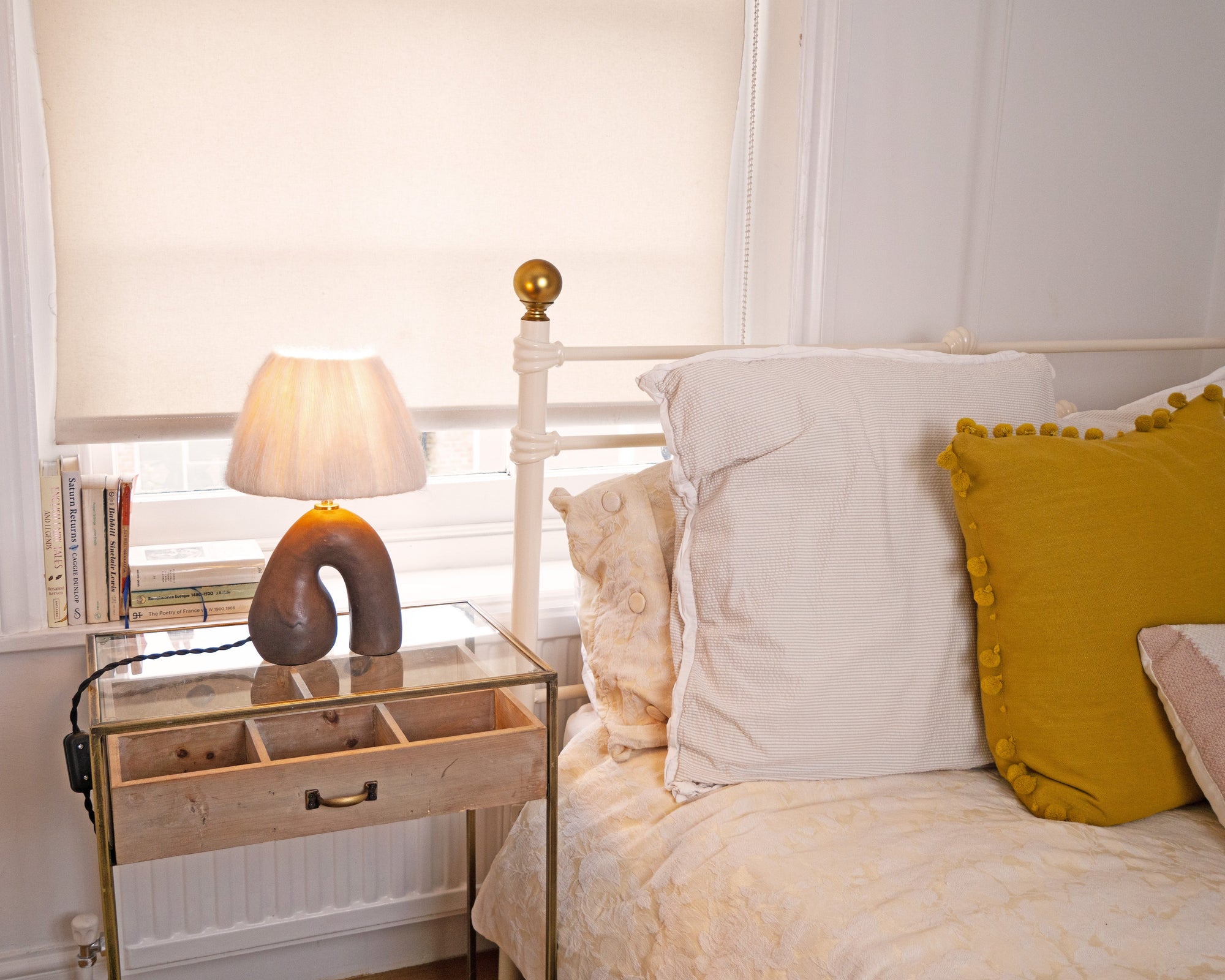 'Opposée' Table Lamp - Satin Brown