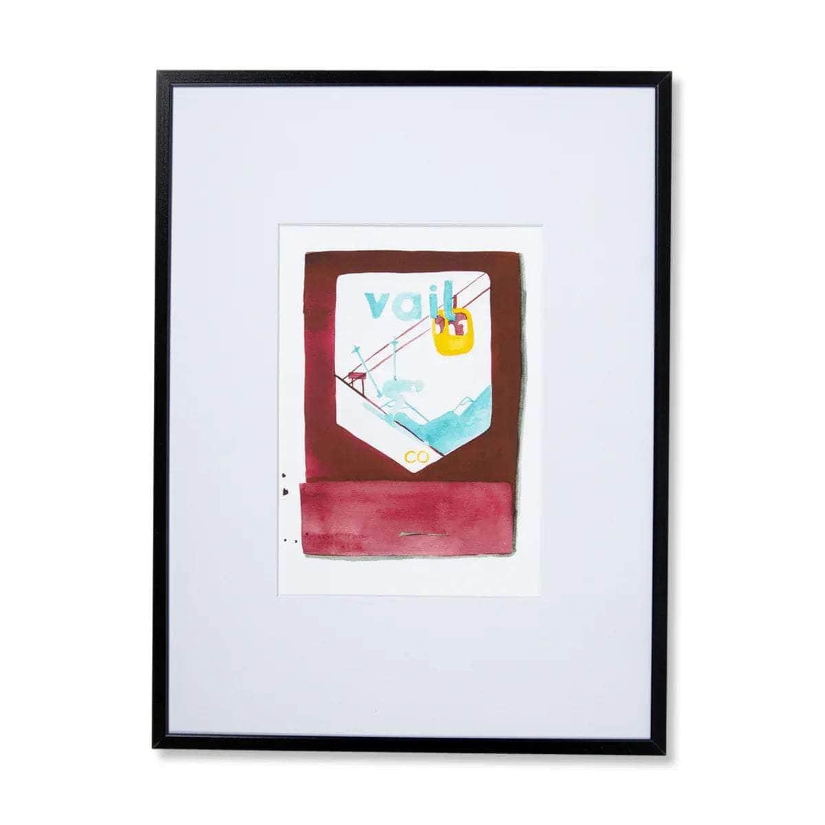 Vail Matchbook Print