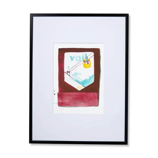 Vail Matchbook Print