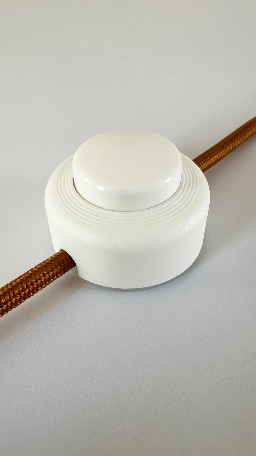 Bamboo and Terracotta Lollipop Floor Lamp