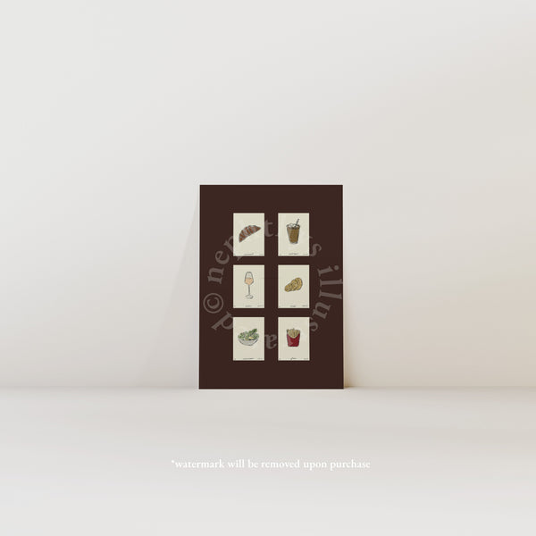 Signature Snacks Set Print