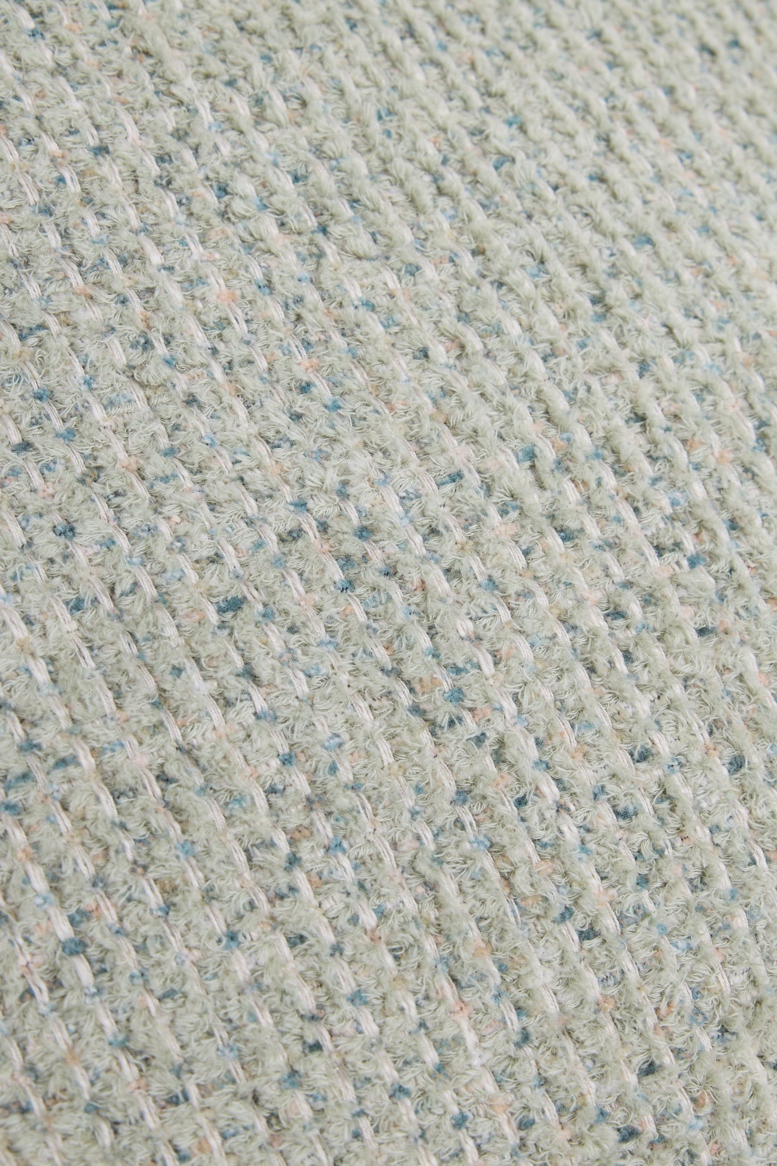 Plush Cushion Cover - Light Green