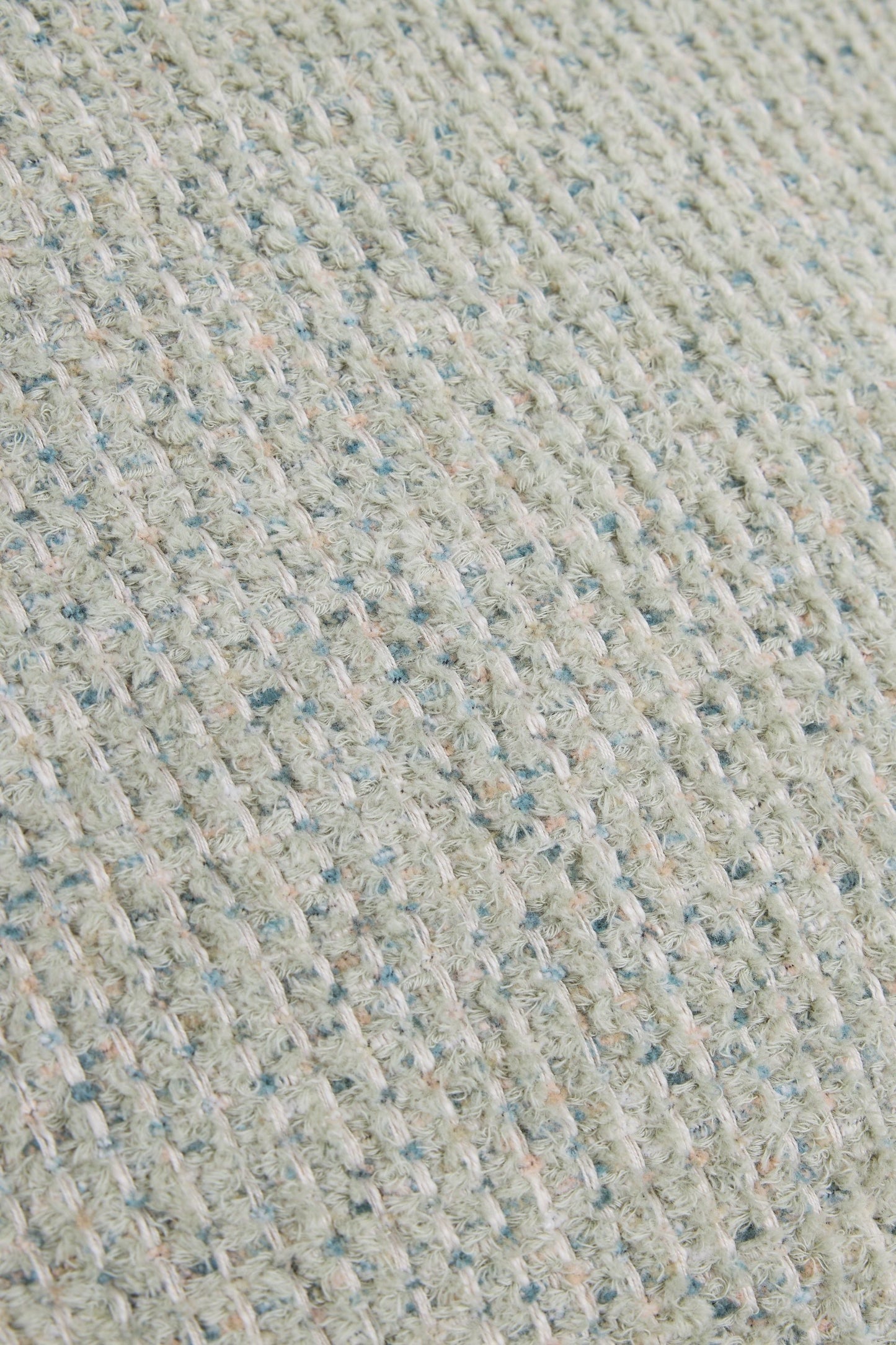 Plush Cushion Cover - Light Green