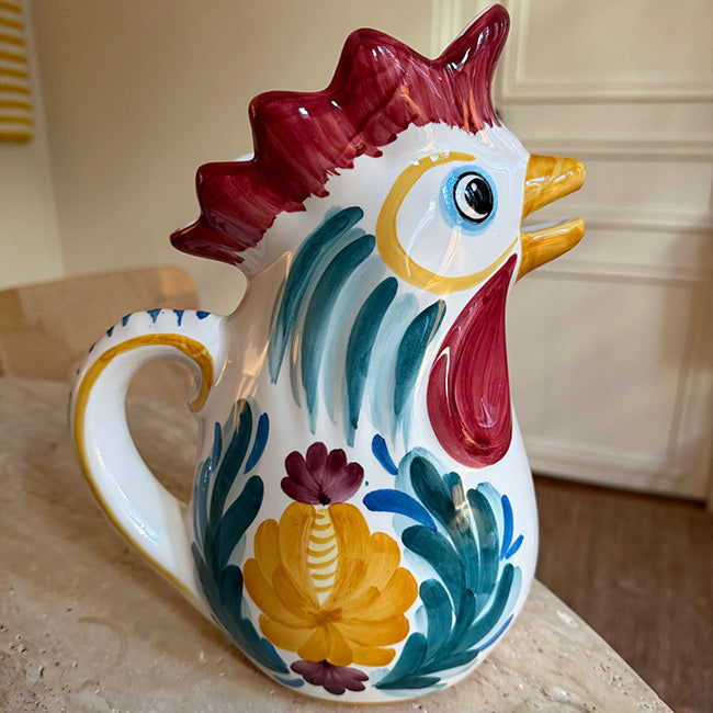 Campo Yellow Rooster Carafe