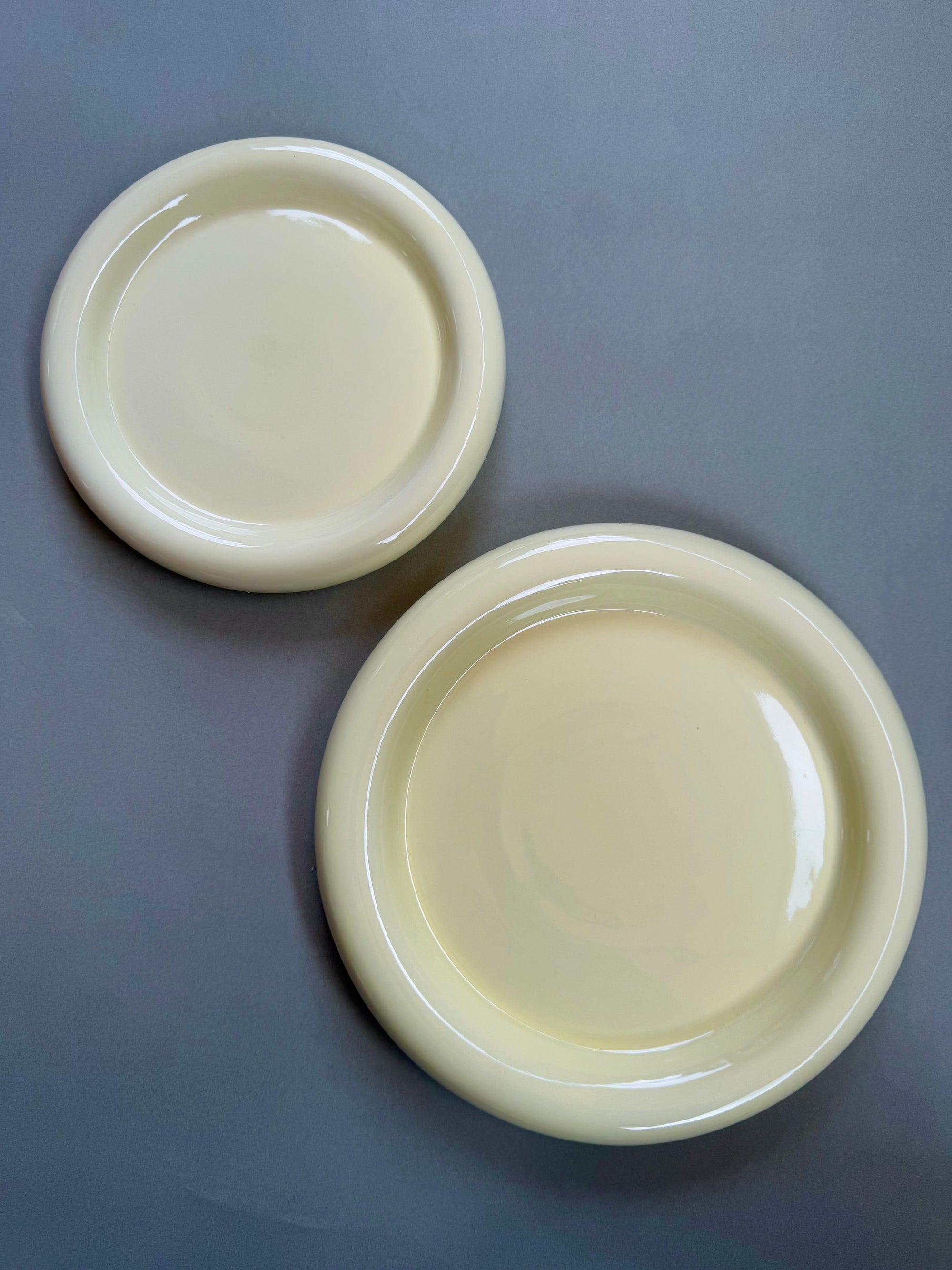 Tostadita Plate Big - White