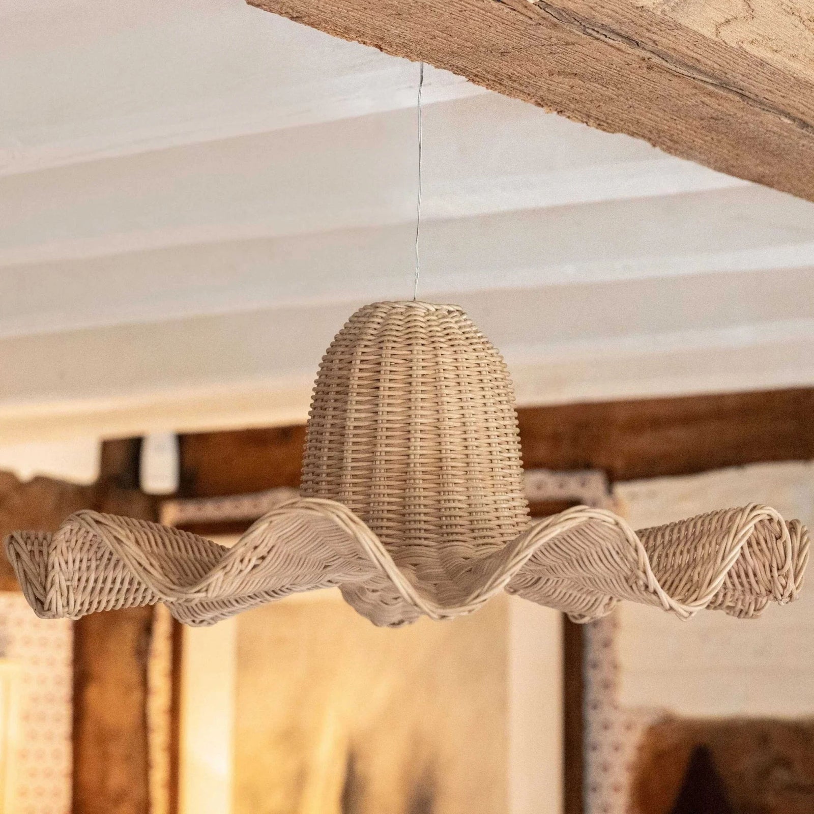 Luna Rattan Pendant shade (Large)