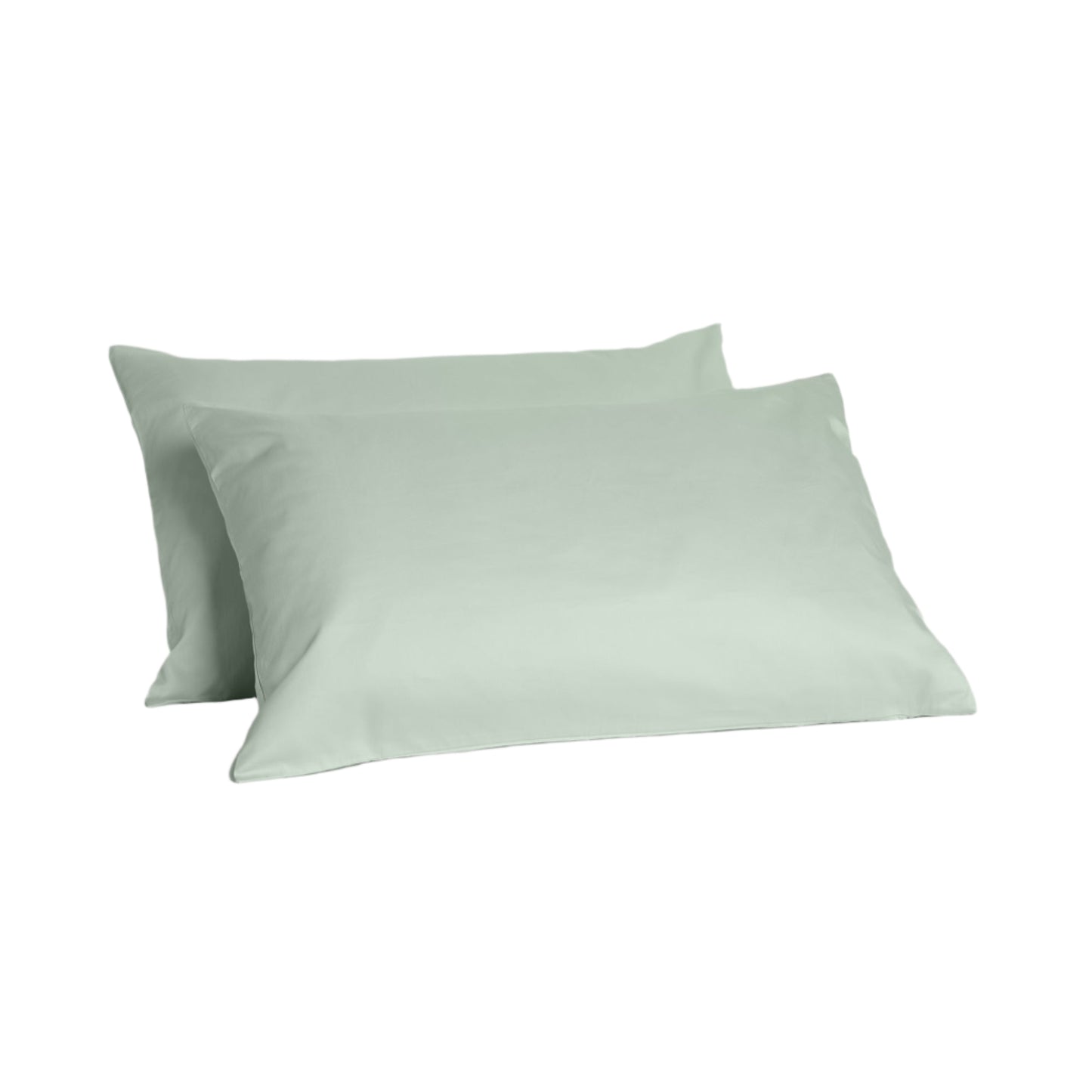 Sateen Organic Cotton Pillowcases - Spring Blue