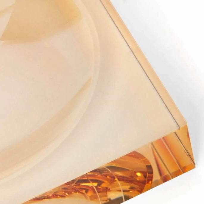 Italians Do It Better Glass Tray - Brown