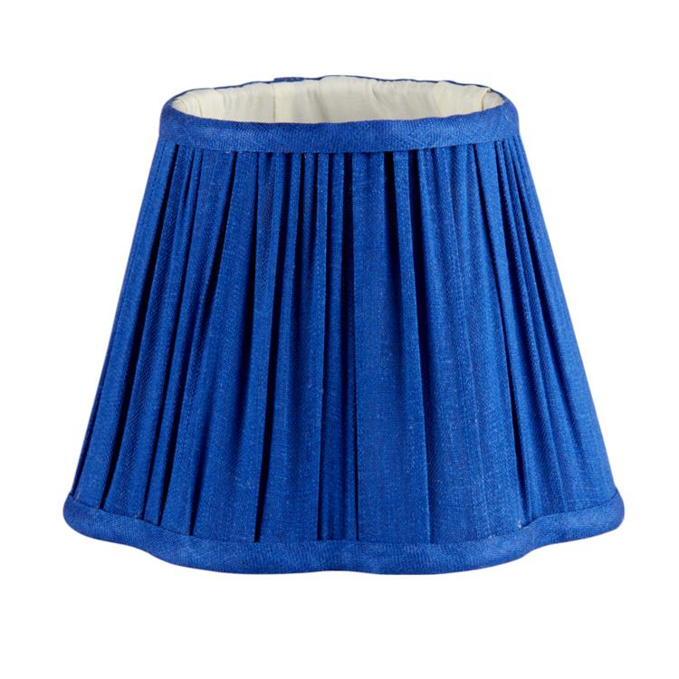 Cobalt Blue Scallop Lampshade - 16cm