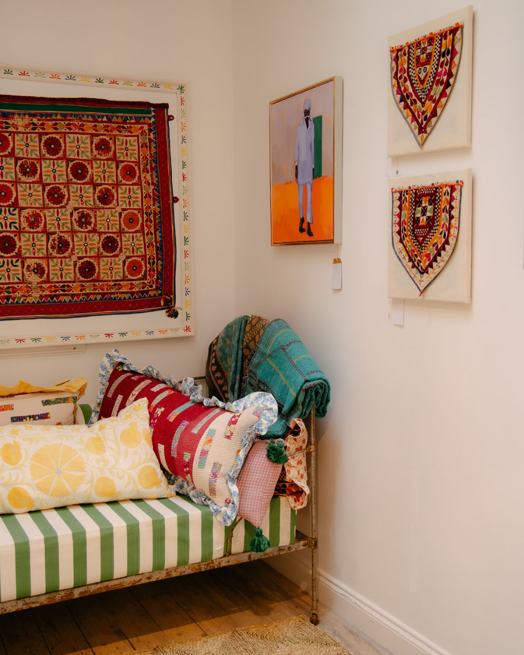 Framed Vintage Kutch Toran
