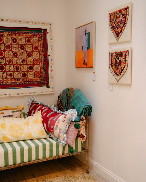 Framed Vintage Kutch Toran