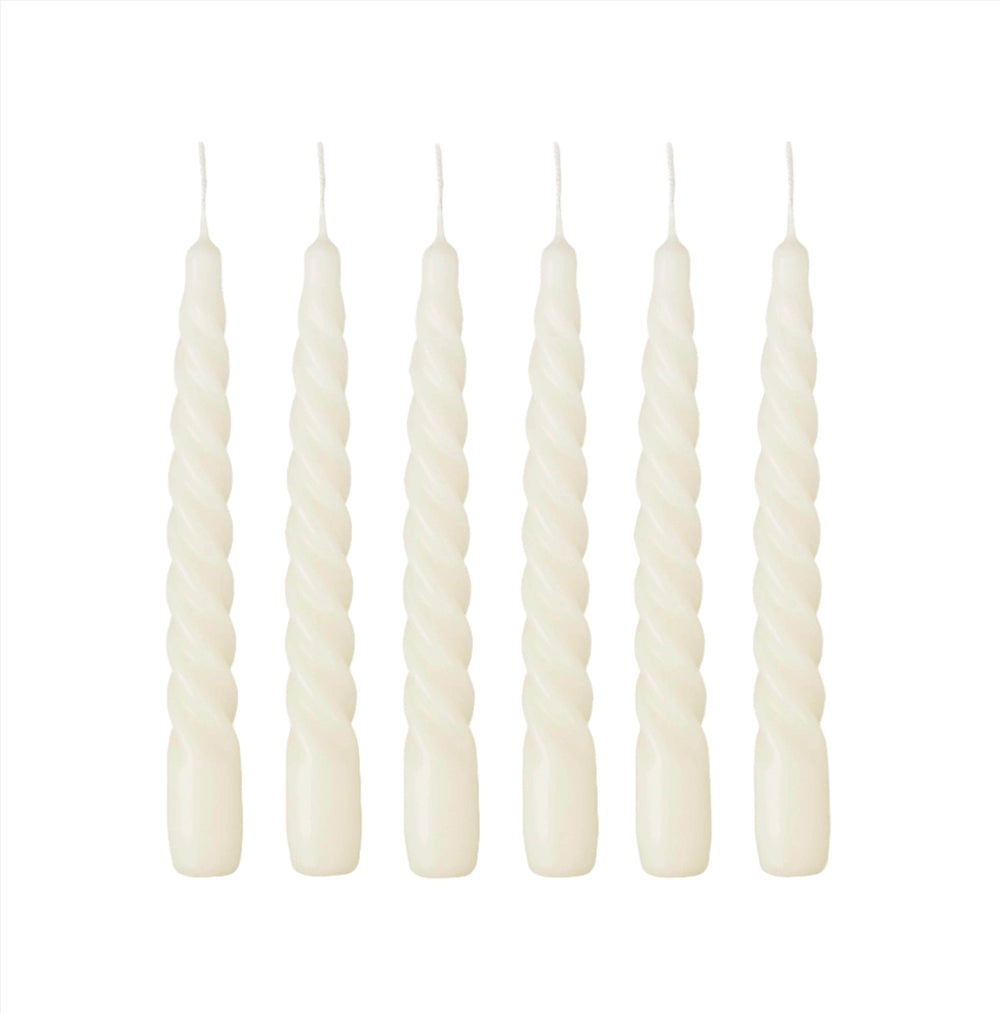 Twist Candle - Ivory