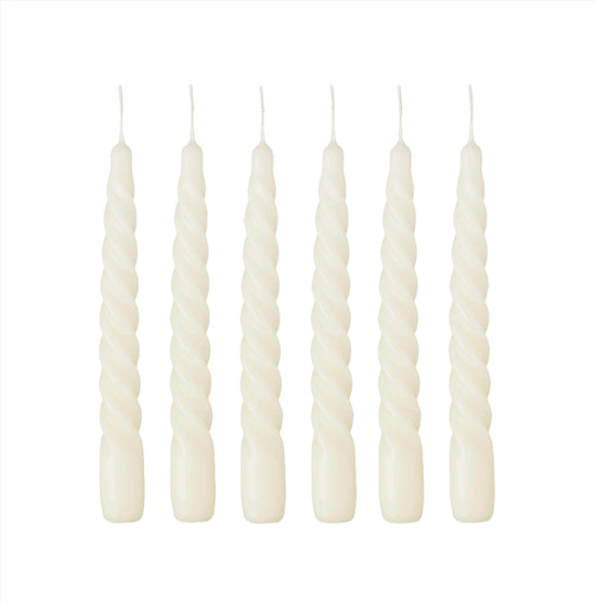 Twist Candle - Ivory