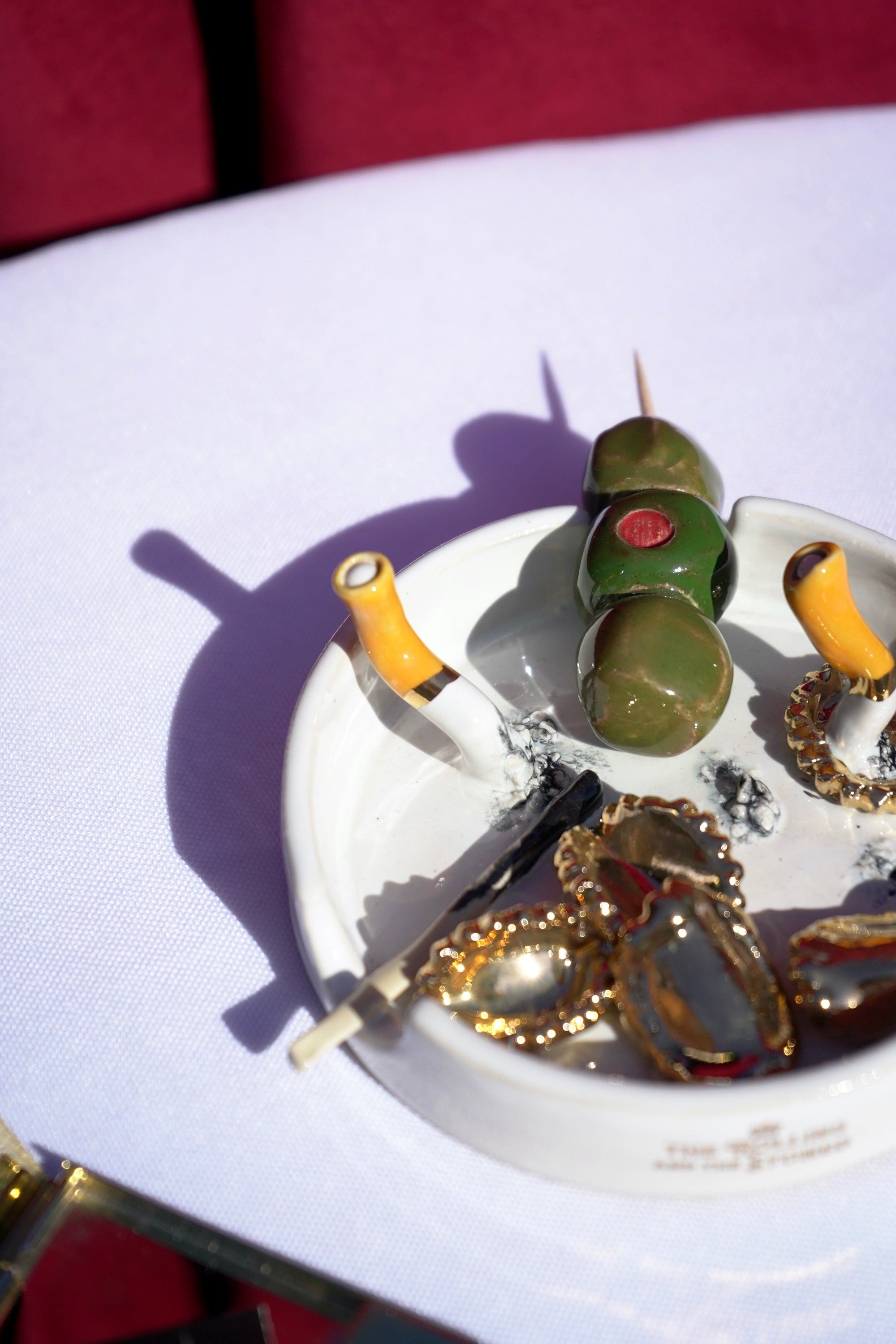 Triple Olive & Beers Ashtray