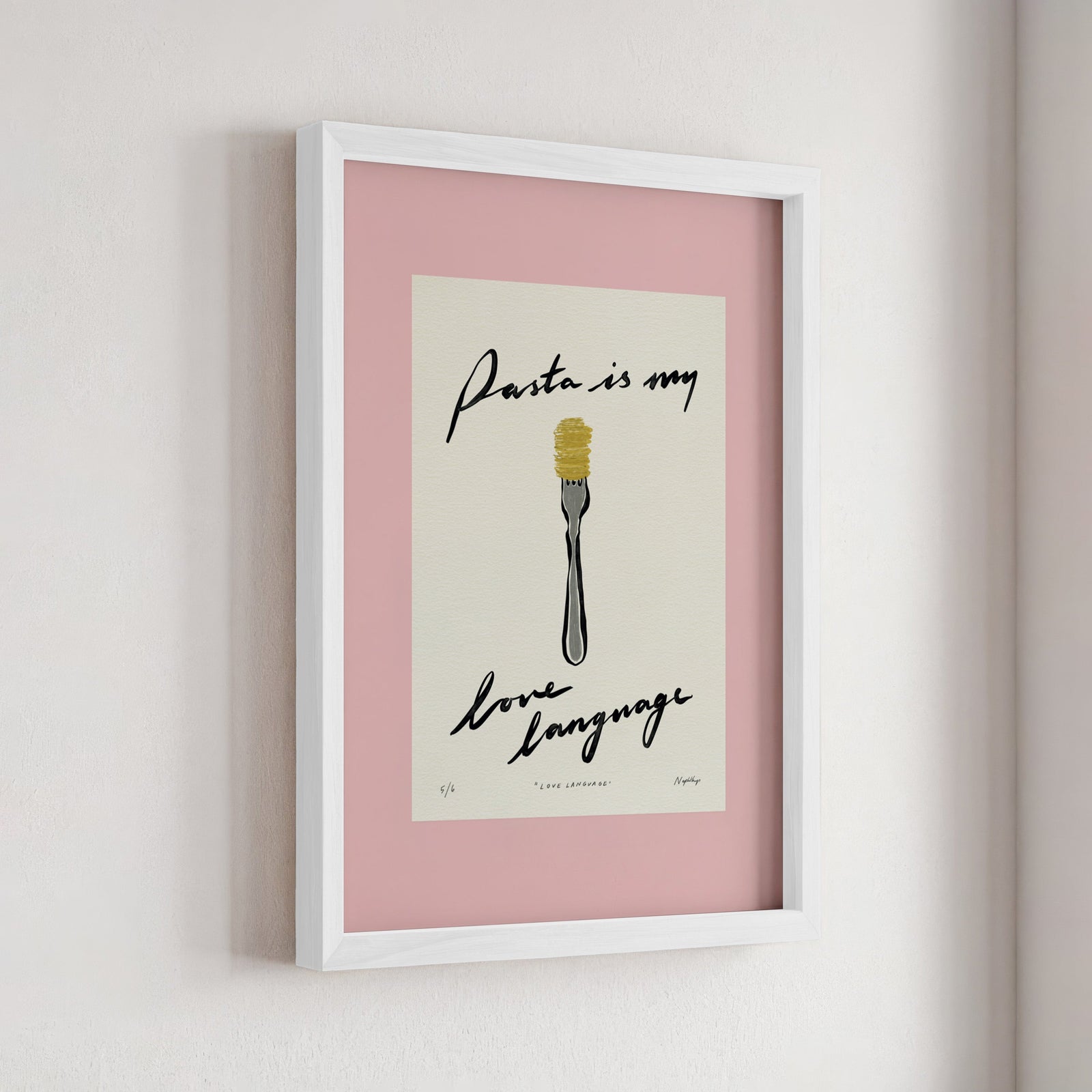 Pasta Is My Love Language Print