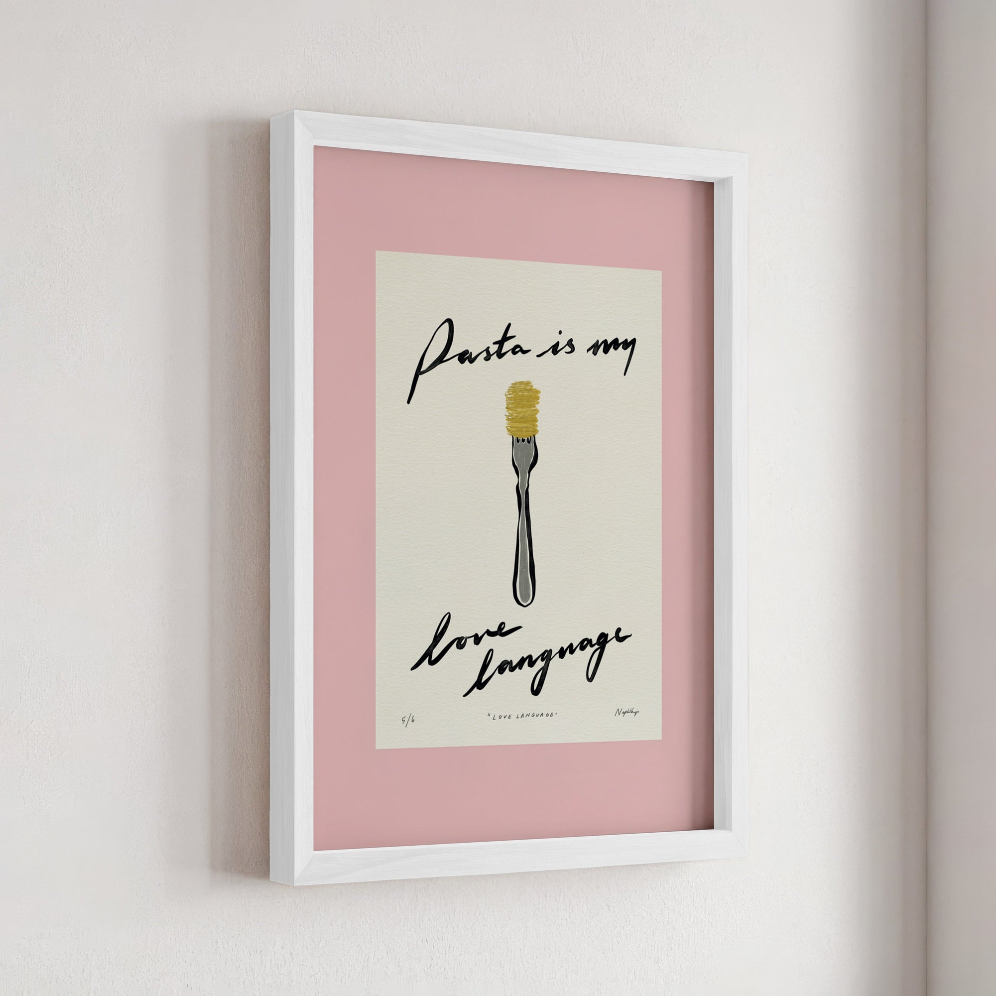 Pasta Is My Love Language Print