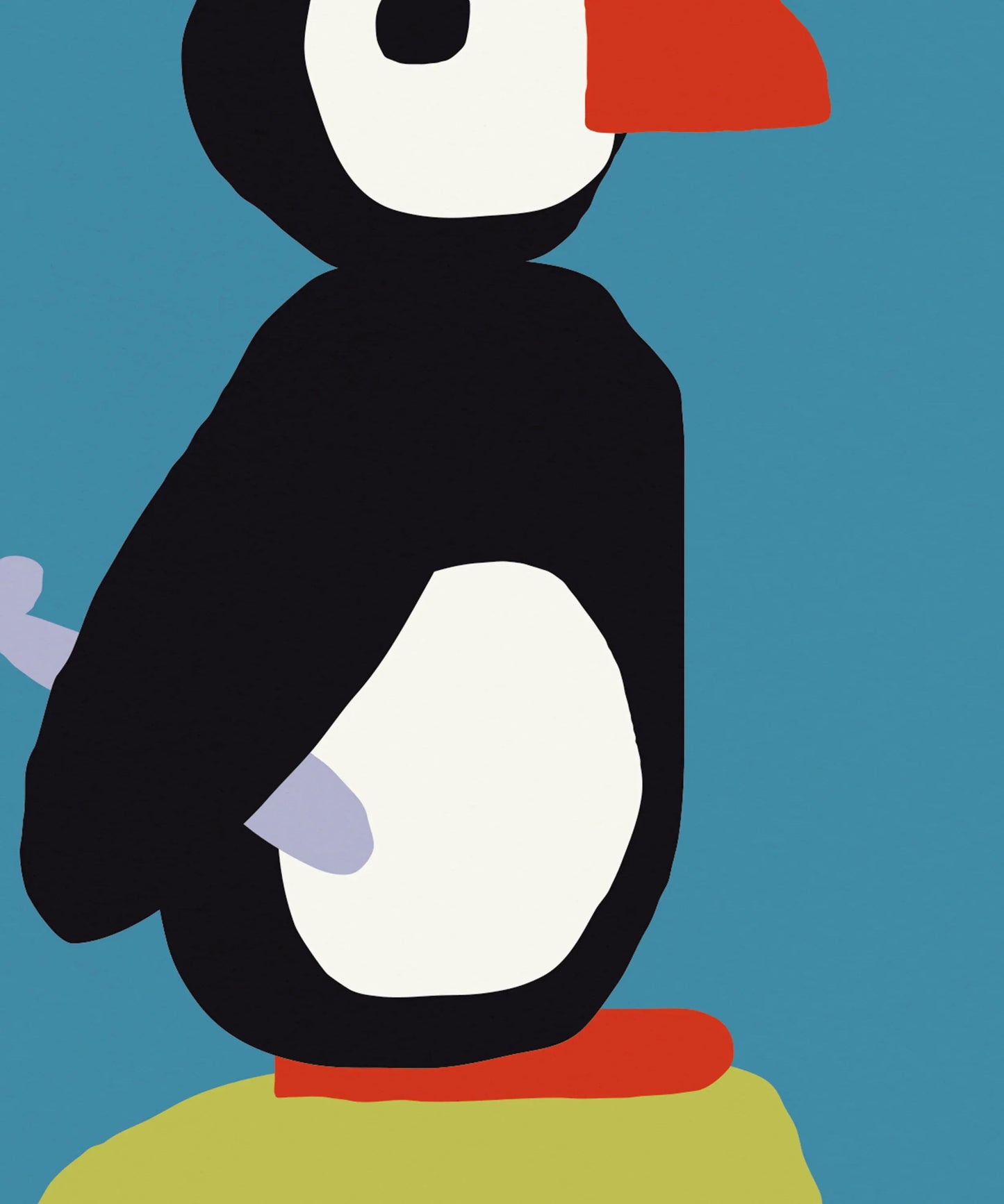 P for Puffin Print