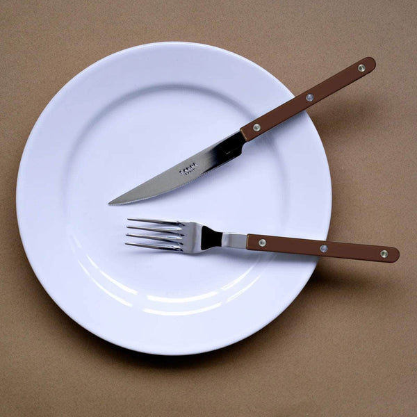 Bistrot 48 PC Cutlery Set, Chocolate
