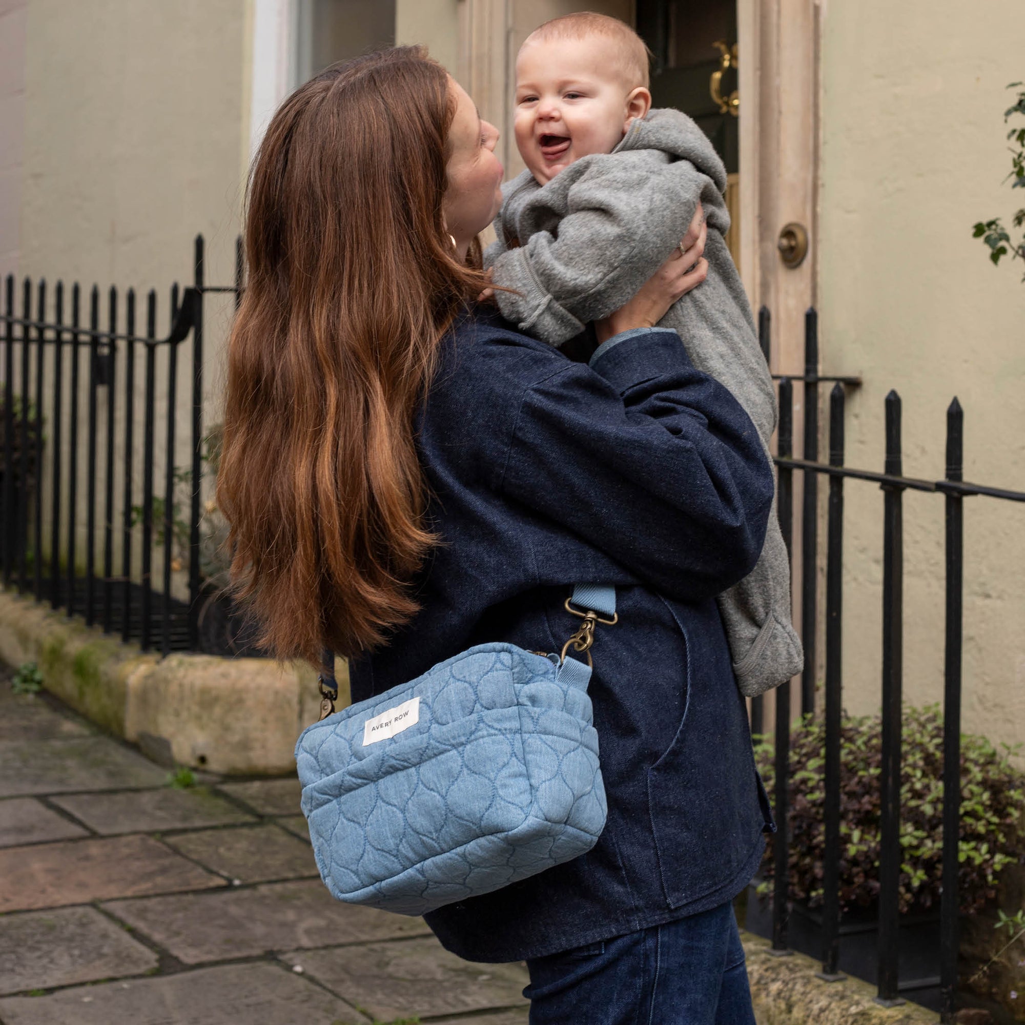 Pram Organiser Bag - Denim