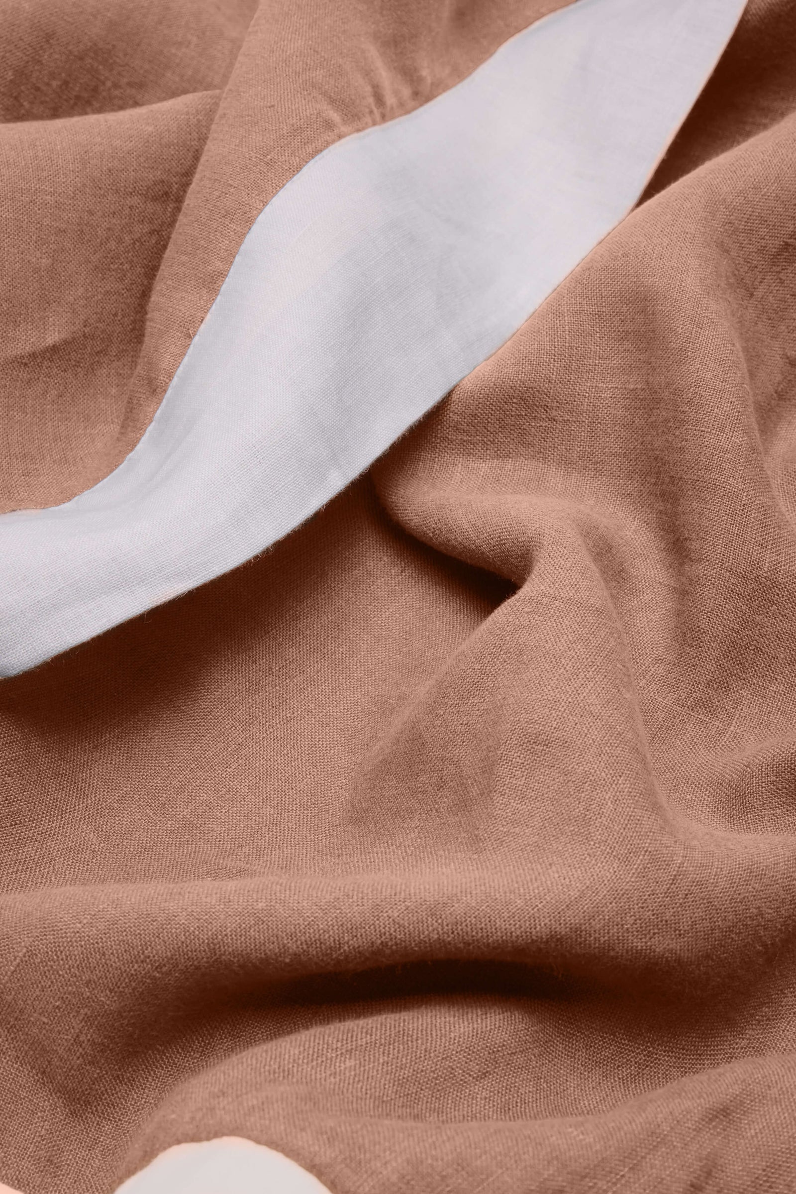 Linen Duvet Cover - Terracotta