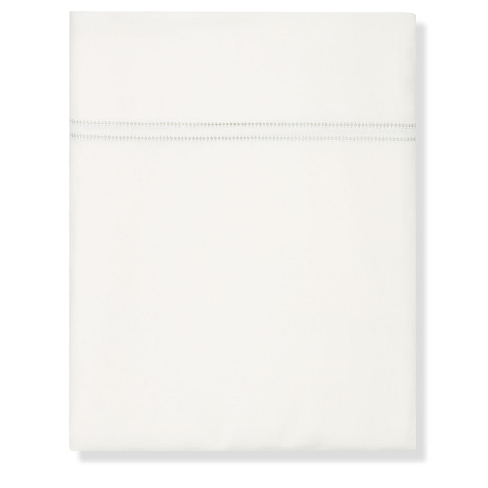 Top Sheet Hemstitch Parma Deep Grey