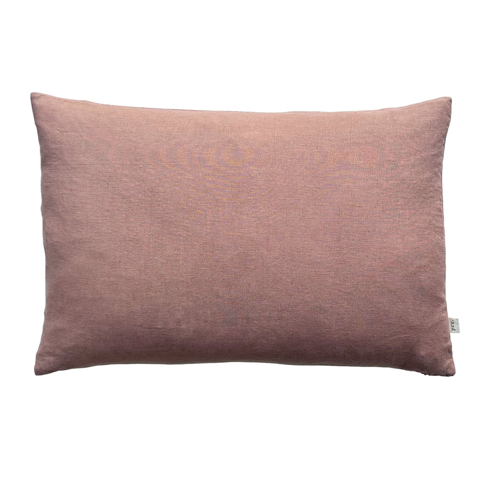 Miller Linen Cushion Faded Blush Lumbar - OEKO-TEX Certified